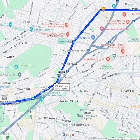 Appartamento A.B.L One Metro Katehaki Atene Esterno foto